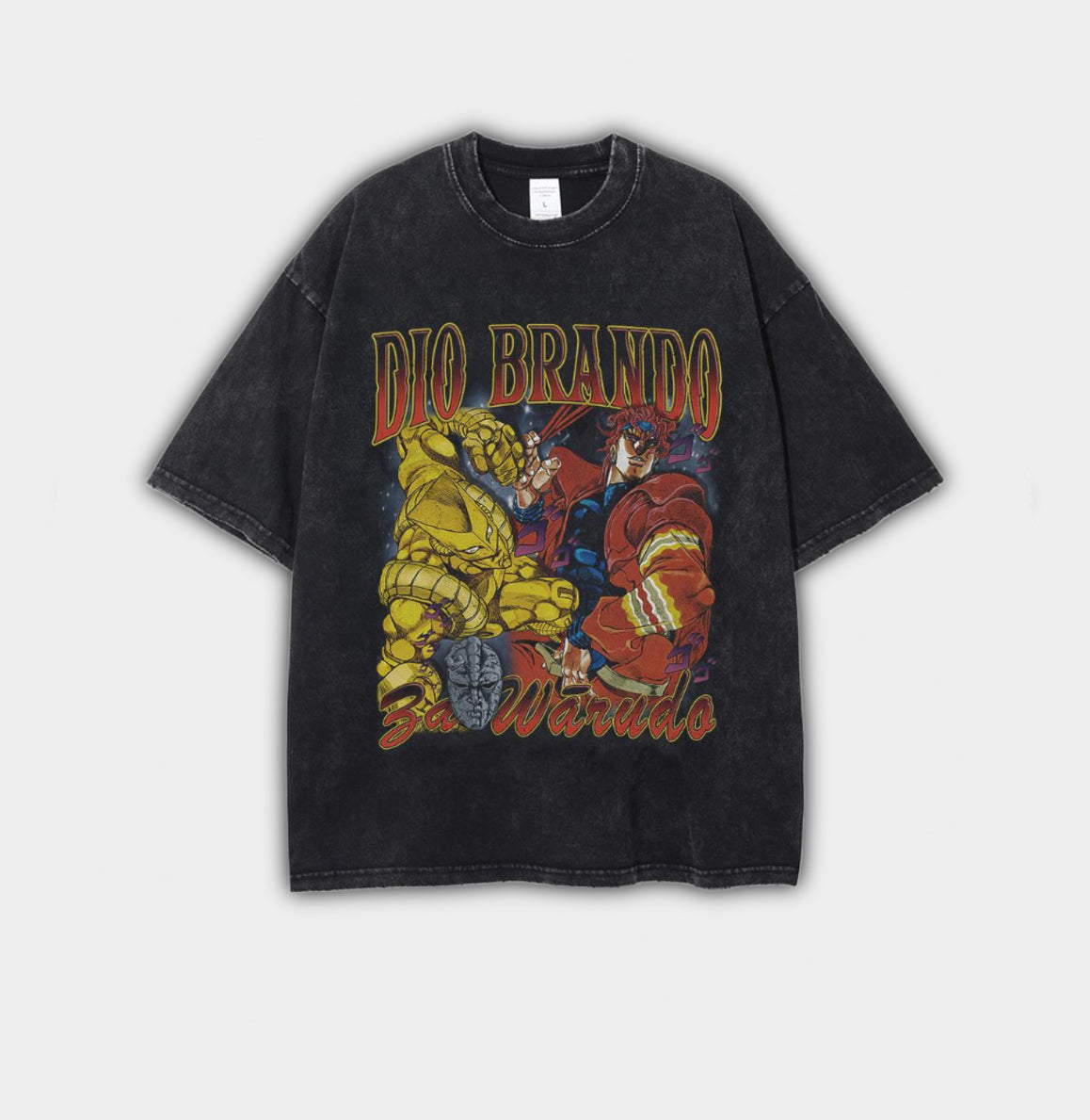 Vintage Anime T-Shirt "JoJo’s Bizarre Adventure – Giorno Giovanna"