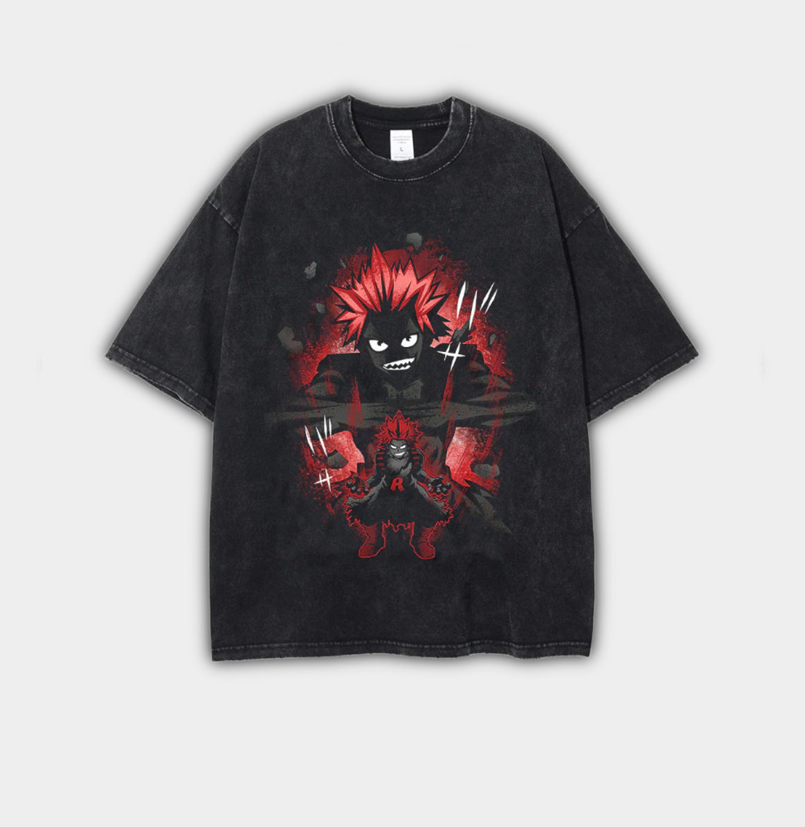 Vintage Anime T-Shirt "My Hero Academia – Red Riot“