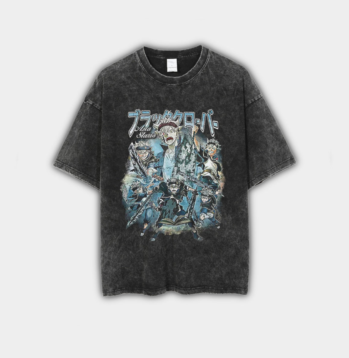 Vintage Anime T-Shirt "Black Clover Magic Squad“