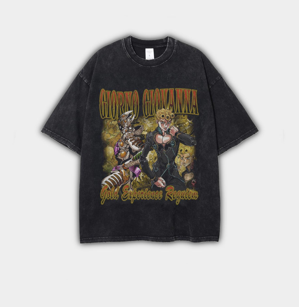 Vintage T-Shirt “Gold Experience Requiem” Giorno Giovanna